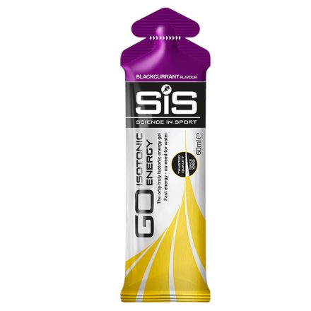 SiS GO Isotonic energiazselé Fekete Ribizli ízben (60 ml)