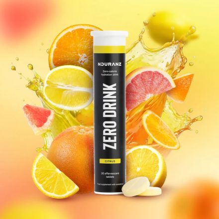 NDURANZ Zero pezsgőtabletta 20db Citrus ízben