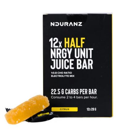 NDURANZ Half NRGY Unit gumicukor - Citrus ízben 28gr