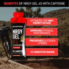 NDURANZ energia zselé 130mg Koffeinnel Kávés - Meggy ízű (60ml)
