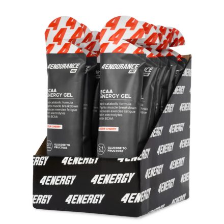 4Endurance Pro Energia zselé BCAA tartalommal Meggy ízben (60ml)