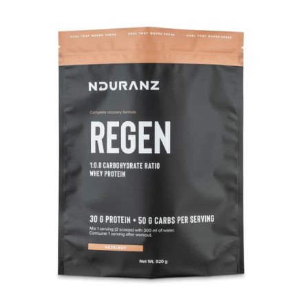 Nduranz Regen - regeneráló italpor Sós-karamell ízben 920gr