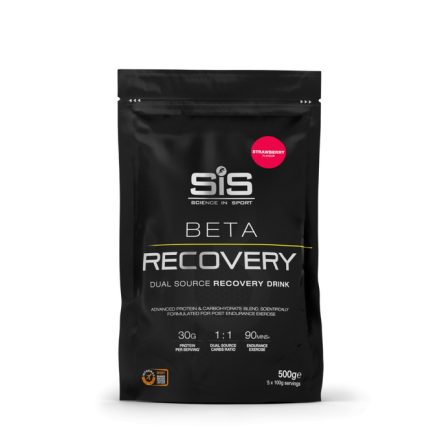 SiS Beta Regeneráló italpor - Eper ízben 0,5kg