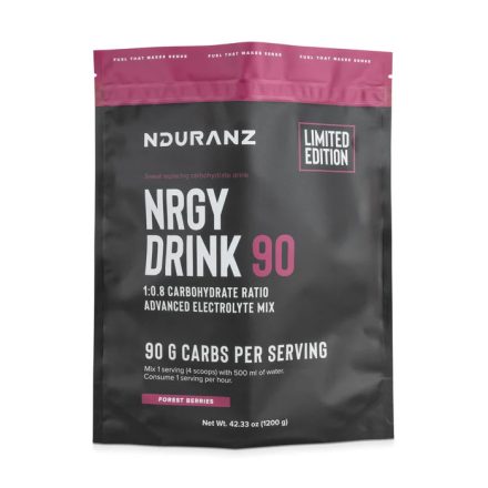 NDURANZ sportital por Erdeigyümölcs ízű 90gr szénhidráttal - 1.200 gr