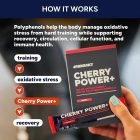 Cherry Power+ 4Endurance regenerálódást segítő egyadagos por 4,4gr