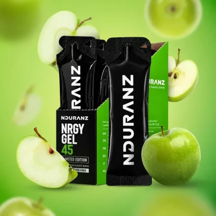NDURANZ Energy Unit energia zselé Zöldalma ízű - elektrolitmentes (60ml)